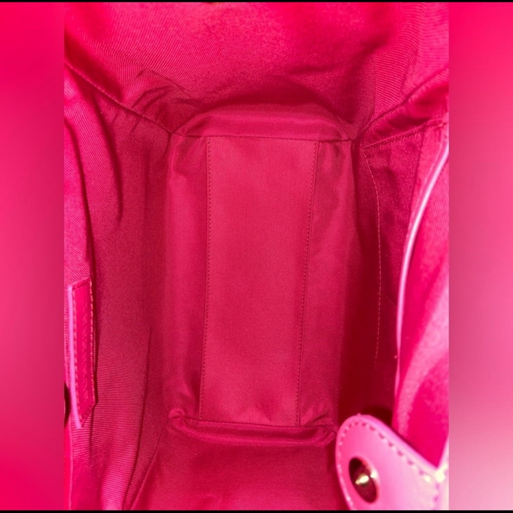 SALE!!  Authenticated Burberry PINK small Haymarket Canter tote EUC very rare - Picture 9 of 10